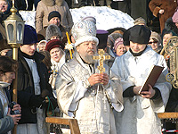 В праздник Крещения Господня архиепископ Антоний совершил Божественную литургию в Богоявленском соборе г. Орла. 19 января 2012 г.