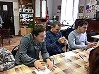 Волонтеры движения «Богоявленская семья» организовали реабилитационный урок для молодых инвалидов. 27 октября 2016 г.